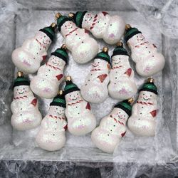 Vintage Snowman Ornaments