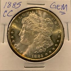 1885 CC Morgan Silver Dollar BU. Uncirculated. 