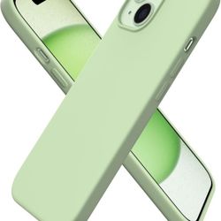 ORNARTO Compatible with iPhone 15 Case 6.1, Slim Liquid Silicone 3 Layers Full Covered Soft Gel Rubber Phone Case, Anti-Scratch Shockproof Protective 