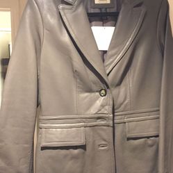New Neiman Marcus women’s leather jacket