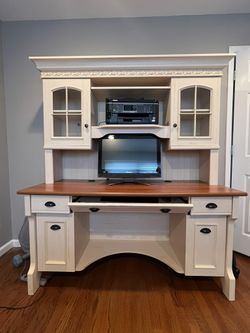 Desk and File Cabinet from Sauder