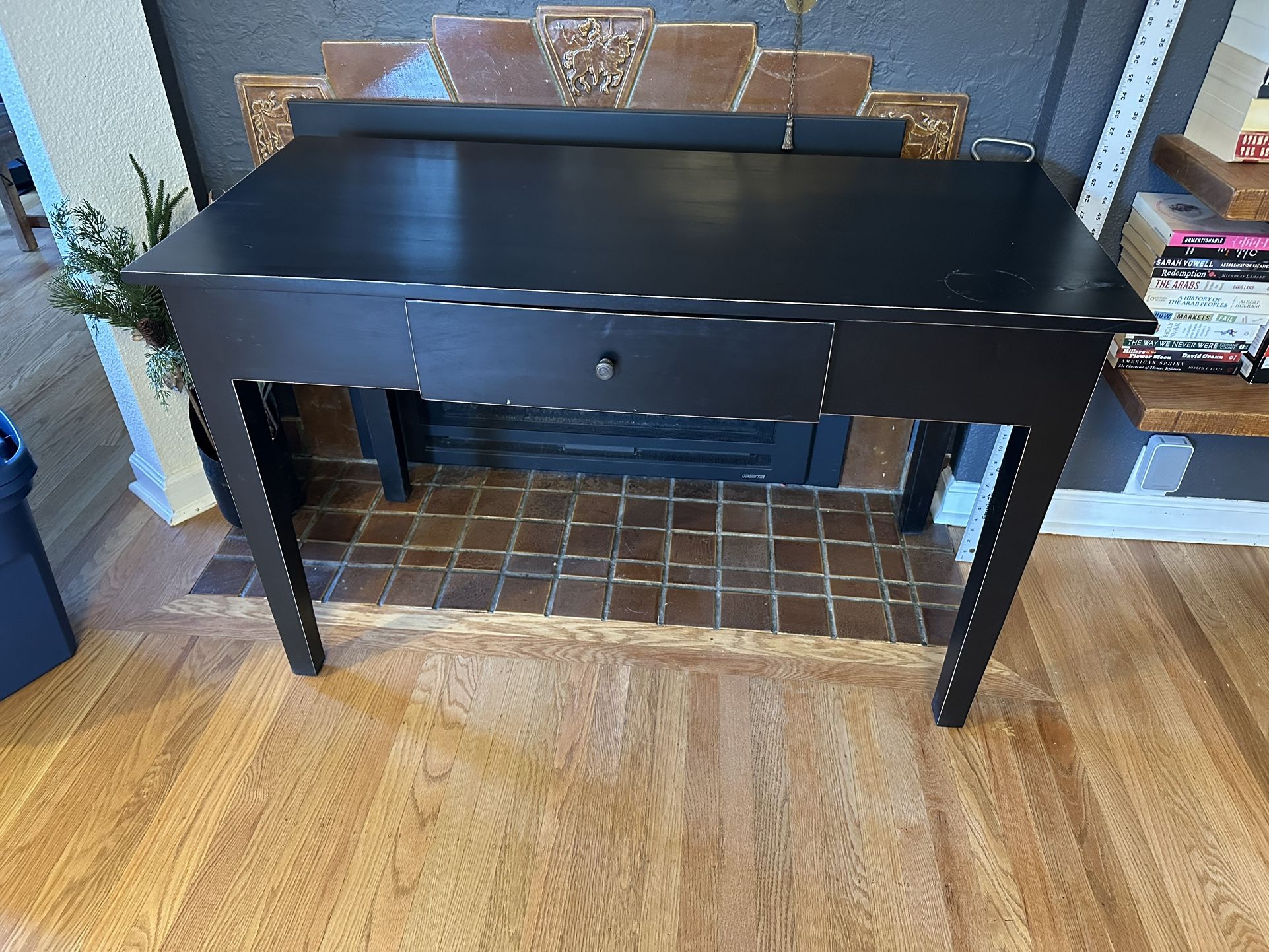 Black Wood Desk 