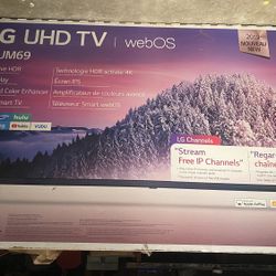 LG - 65" Class UM6900PUA Series LED 4K UHD Smart TV  Wall mount