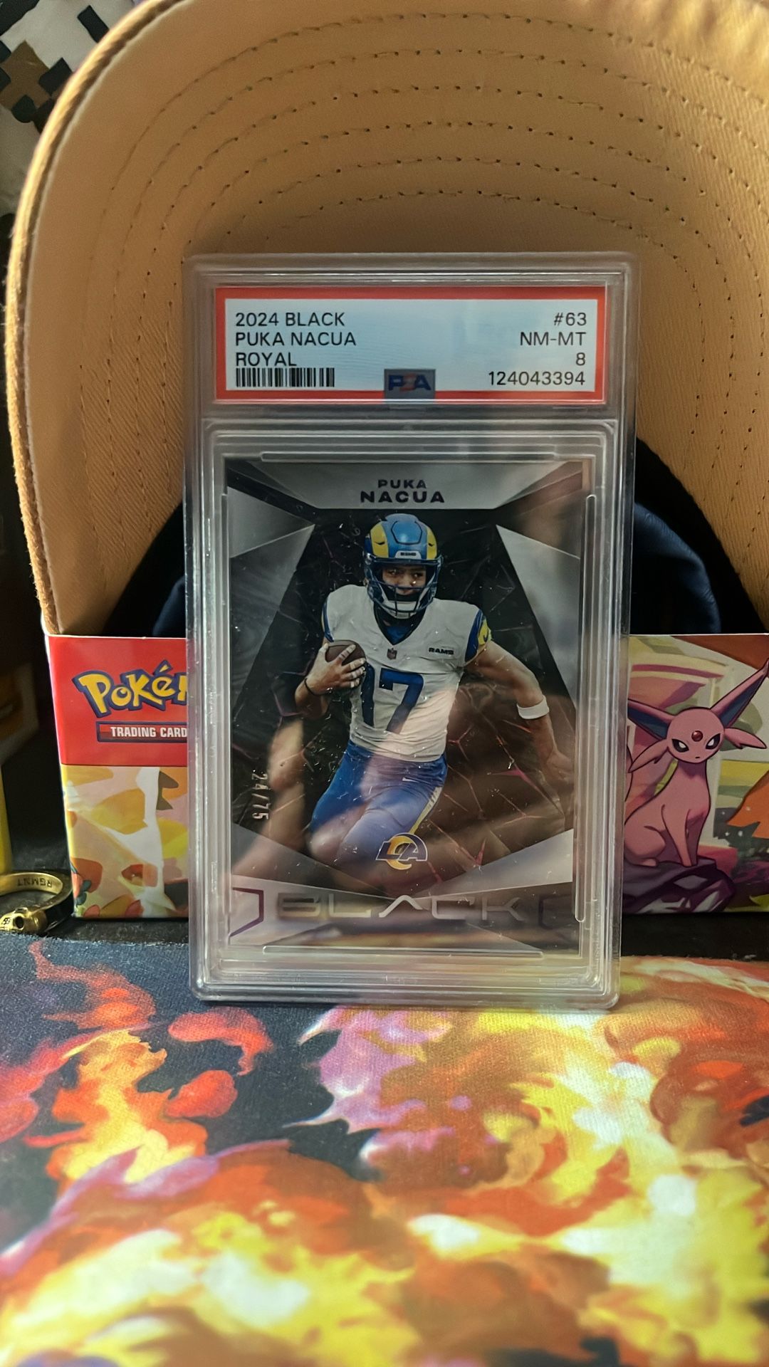 Puka Nacua 2024’NFL Black Psa