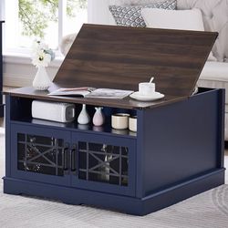Farmhouse Coffe Table With Storage 
