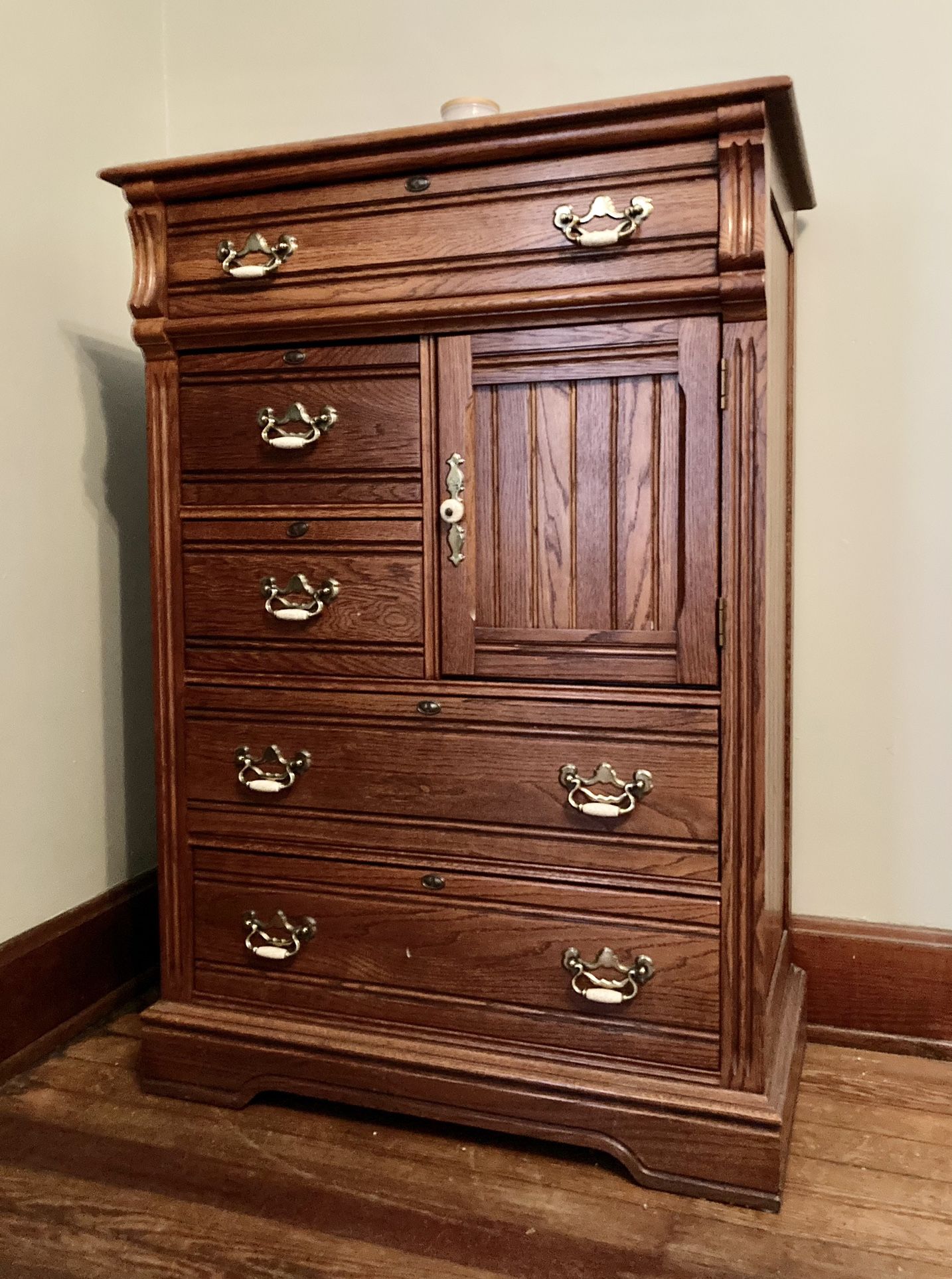 5 Pc Solid Oak Lexington Recollections Bedroom Furniture