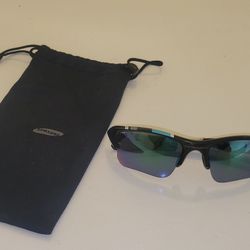 Oakley Flak Jacket 30 Years Sport Sunglasses 26-265J Black/Jade Iridium Asian WHITE