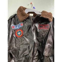 Leg Avenue Men's Licensed Top Gun Jacket Costume-EUC-size M
