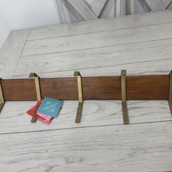 New Gold / Wood Coat Hanger 