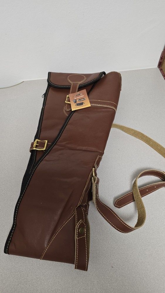 JS HUNTER Vintage-Style Utility Carry Bag – Brown Leatherette