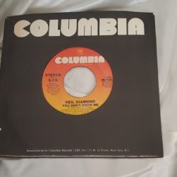 Columbia Black and White Vinyl Record