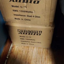 New 2 Sundown Audio U15s $750 Well except reasonable offers