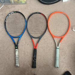 Tennis Rackets and Bag