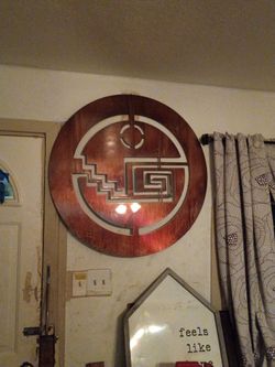 Circle of Life metal wall ornament or outdoor lawn art