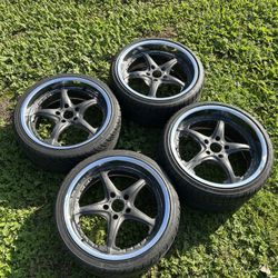 5x120 staggered wheels 19inch