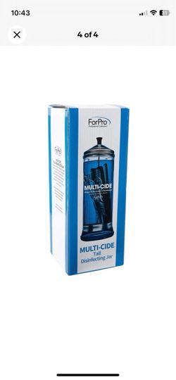 ForPro Multi-Cide Tall Disinfecting Jar