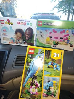 3 Boxes Of Brand New Lego Sets, Model #10438, #21247,#31136