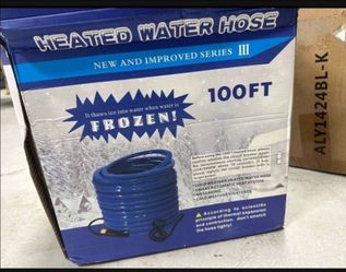 100FT Heated Water Hose for RV, -45°F
Antifreeze Drinking Garden Water Hose, RV Accessories, RV Water Hose, RV