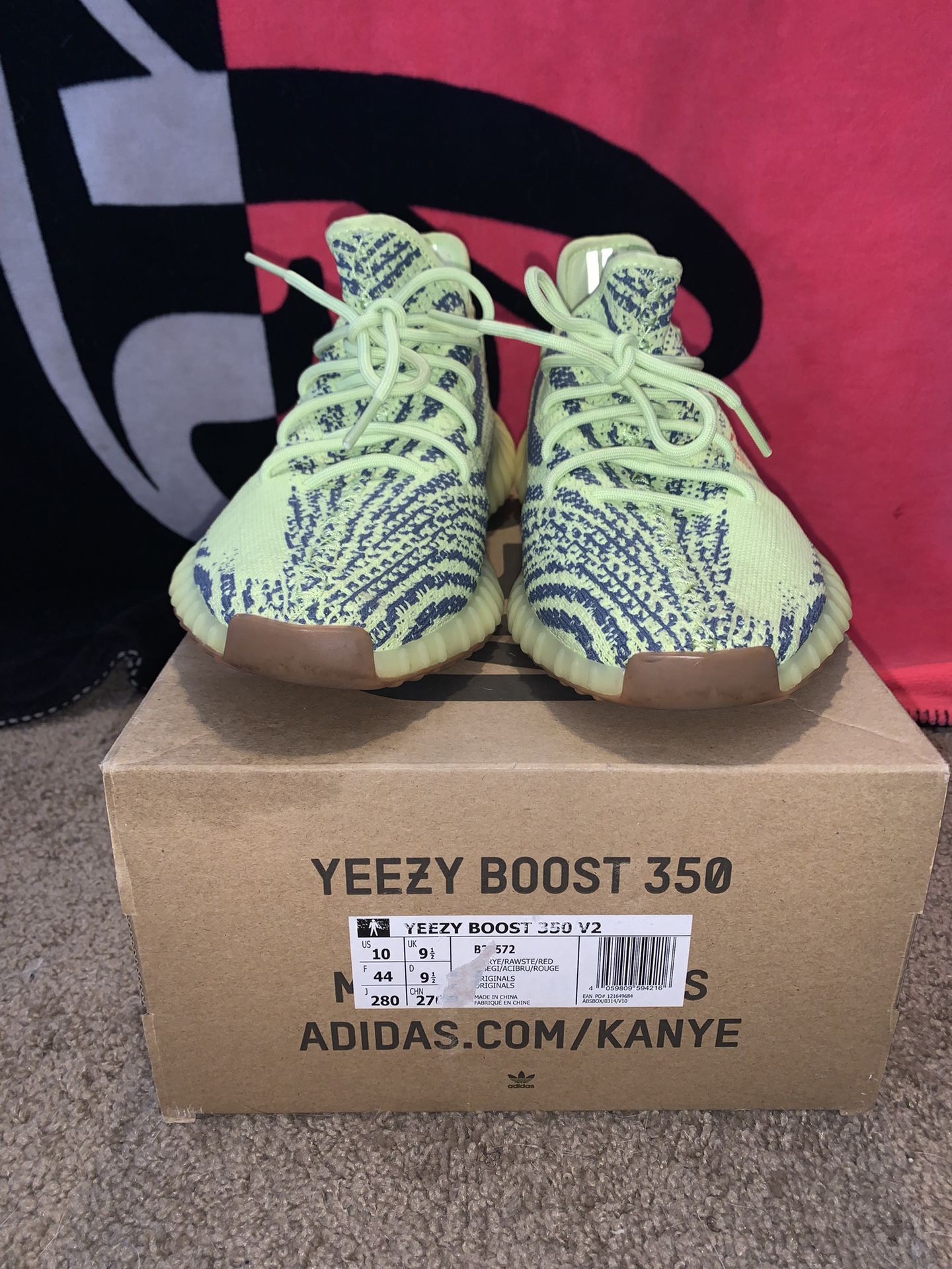 Yeezy 350 Semi Frozen Yellow