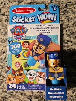 Melissa & Doug PAW Patrol Sticker WOW Stamper Set