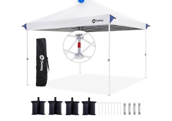 Sekey 10x10 Pop Up Canopy with One Push Setup-Easy Up Canopy with 99% UV Blocking - Instant Outdoor Sun Shade for Events, Parties, Camping- Commercial