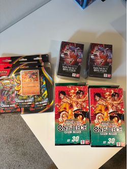 Pokemon, one piece sealed