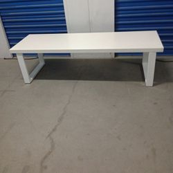 Solid Bench Wood Metal Base $ 150