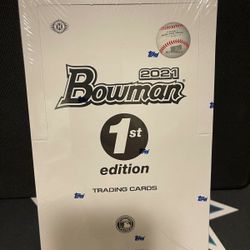 Topps 2021 Bowman First Edition Hobby Box
