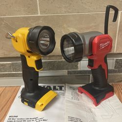 DeWalt 20V - Milwaukee M18 LED Work Light. Brand New Never Been Used. $25 Each 