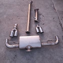 NISMO PROTO TYPE QX30 CAT BACK EXHAUST!! STAIN LESS STEEL!! SLIGHTLY TESTED!! 475$