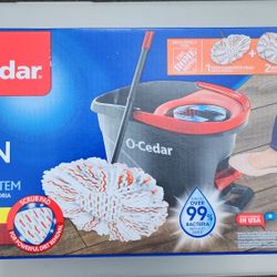 Spin Mop bucket microfiber O-ceader new in box