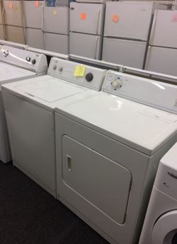 Roper washer and dryer