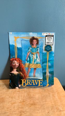 HALLOWEEN BRAVE DISNEY PRINCESS MERIDA KIDS SIZE MEDIUM 7-8 COSTUME