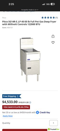 Pitco Deep Fryer