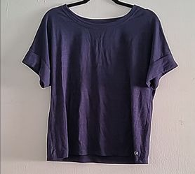 Gap Fit Navy Blue Short Sleeve Top
