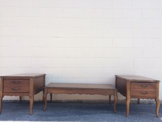 Vintage basset Coffee and End table set