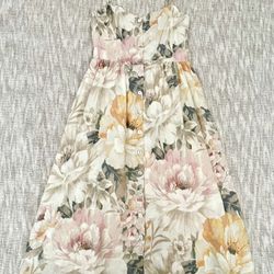 H&M Linen Floral Dress