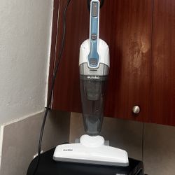 Eureka Corded Stick Vacuum Cleaner for Home Pet Hair, Lightweight Stick Vacuum Cleaner with Powerful Suction for Carpet Tile and Hard Floor, Aqua Blue