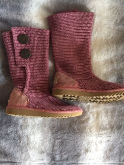 Ugg boots pink size 1