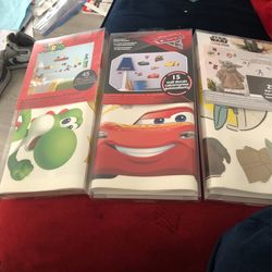 Wall Decals Super Mario Star Wars Cars Mandalorian