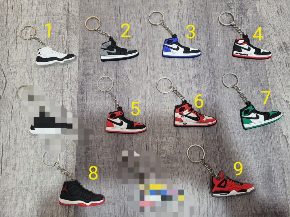 New Jordan Keyrings - 4 Pcs. for $20