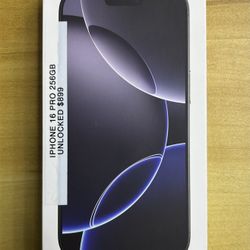 iPhone 16 Pro 256GB Unlocked 