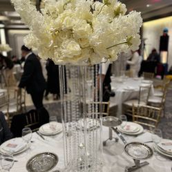 Centerpieces, Flowers, Decorations, Wedding Decor, Quinceañera, Stands, Candles With Candle Holders, Candles, Artificial Flowers