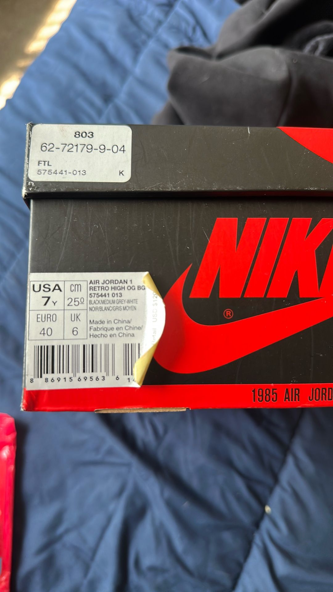 AIR JORDAN 1 RETRO HIGH OG BG