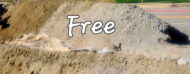 Sand / Gravel Mix Perfect to Fill ,under Pavers  FREE Palm Springs