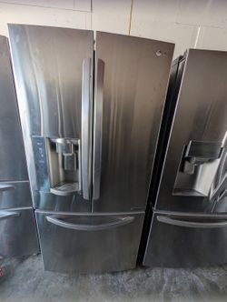 LG French Door Refrigerator with Ice and Water Dispenser lg