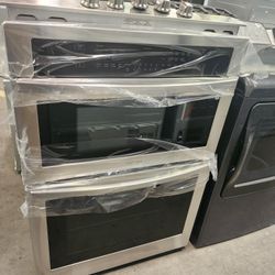 Samsung 
30 in. Electric Steam Cook Wall Oven with Speed Cook Built-In Microwave in Stainless Steel 
