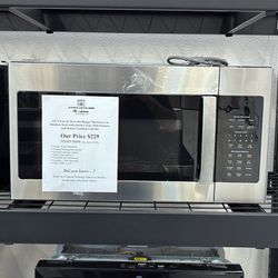 GE 1.9 cu ft Stainless Steel Over-the-Range Microwave w/ Steam Clean, Sensor Cooking JVM7195RWSS SAVE $340 off MSRP