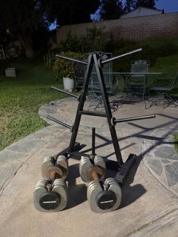 Weider Dumbbells Set with A-Frame Rack