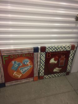 Sports frame decor